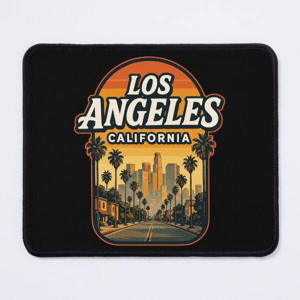 Item preview, Los Angeles California Retro Travel USA designed and sold by TomFrontierArt.