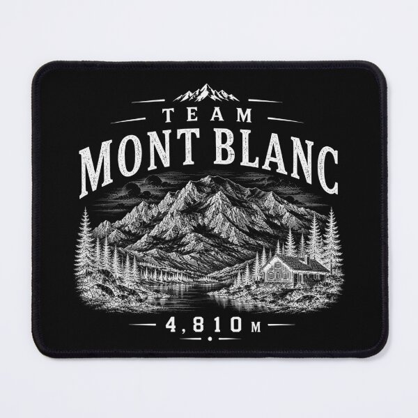 Item preview, Team Mont Blanc Mountain Hiking Design 2 designed and sold by Miles&Moments.