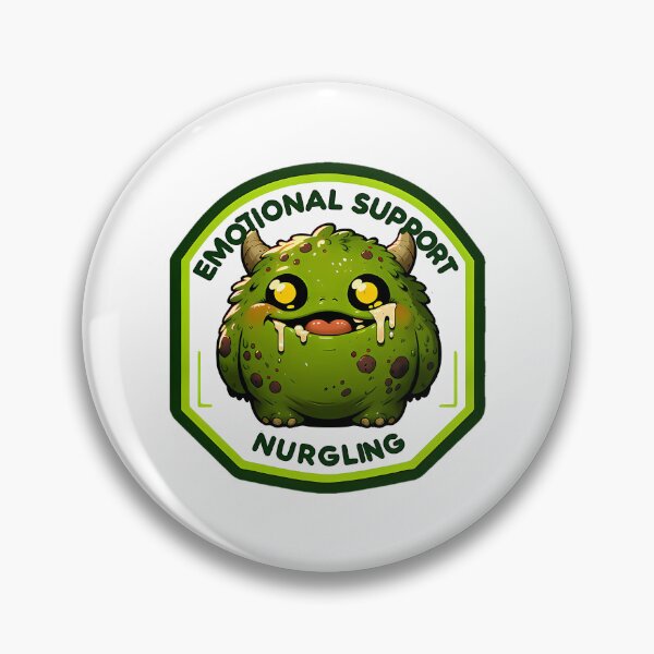 Item preview, Emotional Support Wargaming Badge designed and sold by sailtonfg.