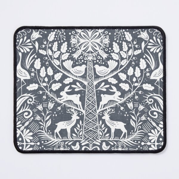 Item preview, Lithiuanian Ethnic Traditional Nordic Folk Tree Slate Blue designed and sold by RenattaZare.