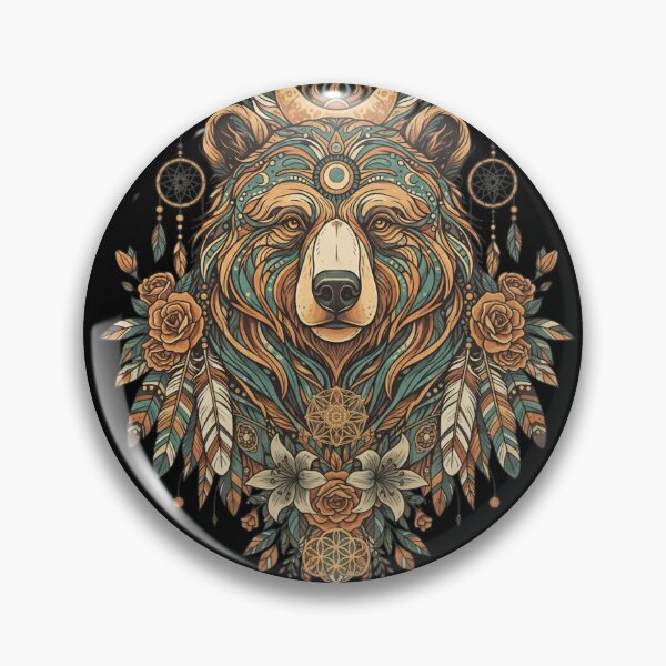 Item preview, Boho Bear  designed and sold by Madhav Creations Studio.