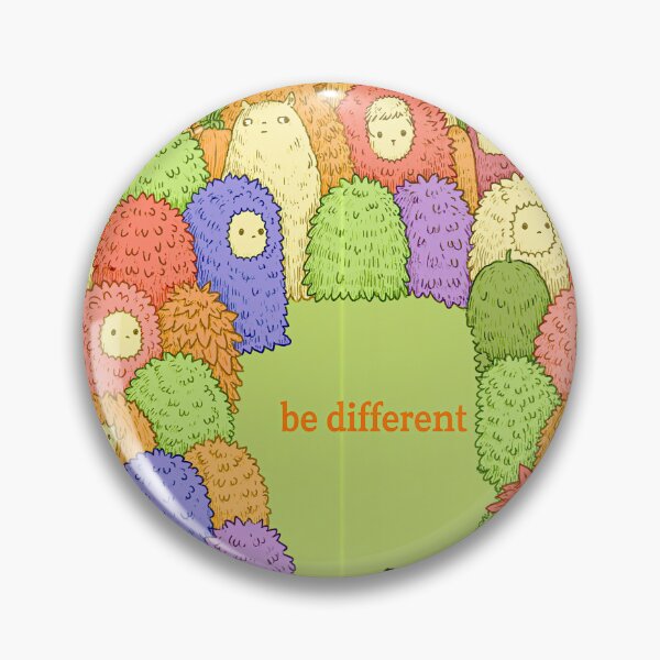 Item preview, Fuzzy Yellow Monster Be Different Art designed and sold by Piotrek0001.