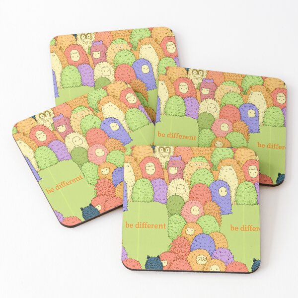 Item preview, Fuzzy Yellow Monster Be Different Art designed and sold by Piotrek0001.