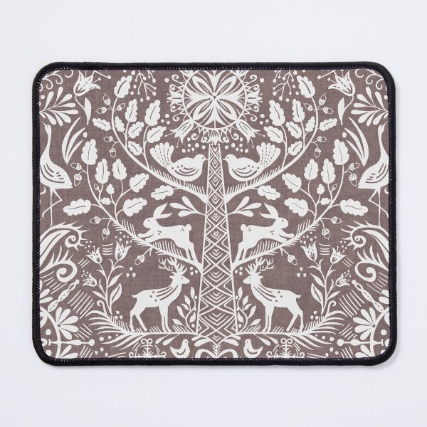 Item preview, Lithiuanian Ethnic Traditional Nordic Folk Tree Taupe Gray designed and sold by RenattaZare.