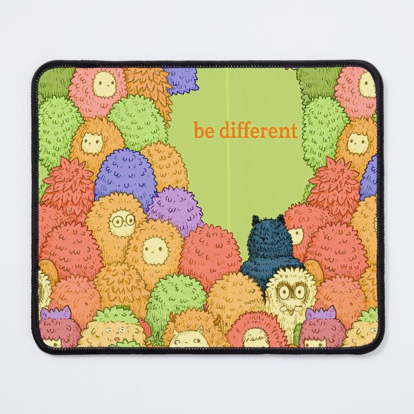 Item preview, Fuzzy Yellow Monster Be Different Art designed and sold by Piotrek0001.