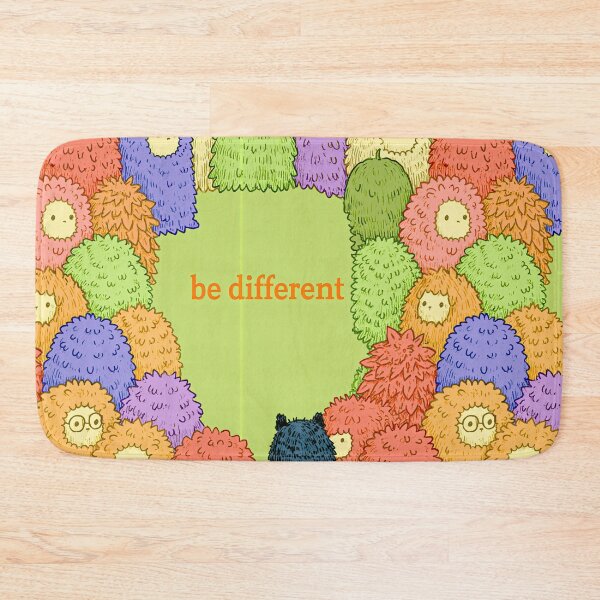 Item preview, Fuzzy Yellow Monster Be Different Art designed and sold by Piotrek0001.