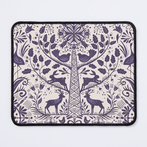 Item preview, Lithiuanian Ethnic Traditional Nordic Folk Tree Royal Purple designed and sold by RenattaZare.
