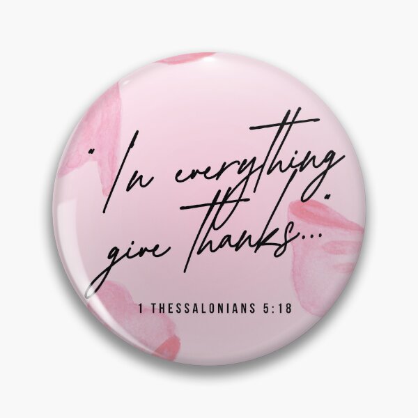 Item preview, In Everything Give Thanks Pink Bow Watercolor Print designed and sold by ⭐ AURA STUDIO.