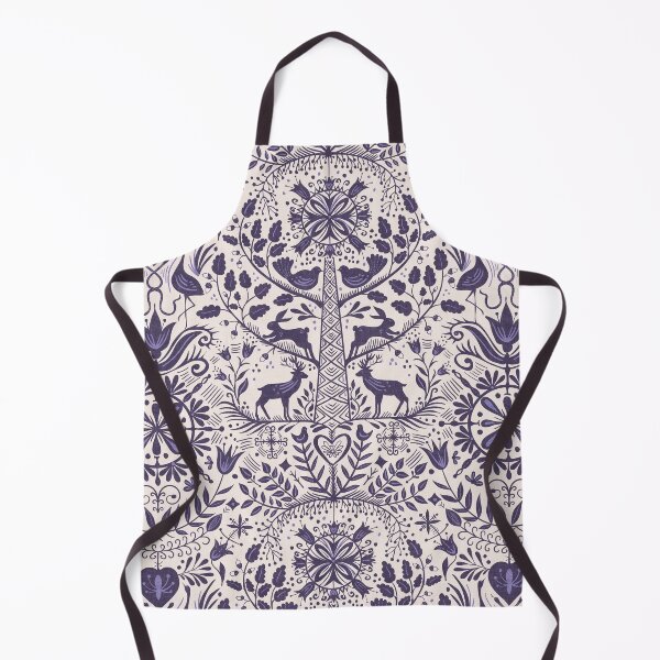 Item preview, Lithiuanian Ethnic Traditional Nordic Folk Tree Royal Purple designed and sold by RenattaZare.