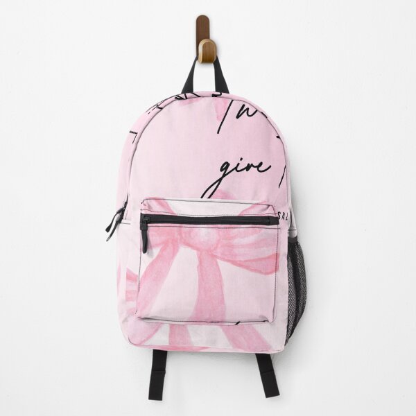 Item preview, In Everything Give Thanks Pink Bow Watercolor Print designed and sold by ⭐ AURA STUDIO.