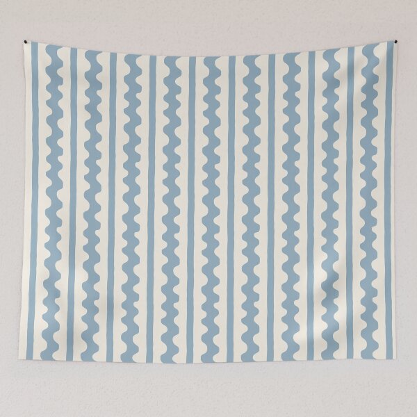Item preview, Wavy Stripes Blue designed and sold by StudioNewLayer.