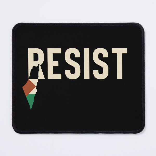 Item preview, PALESTINE RESIST MAP TYPOGRAPHY designed and sold by qalback.