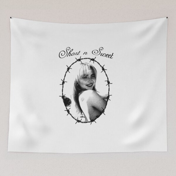 Item preview, Sabrina Short n Sweet Barbed Wire Grunge Graphic designed and sold by Lenschoolmann.