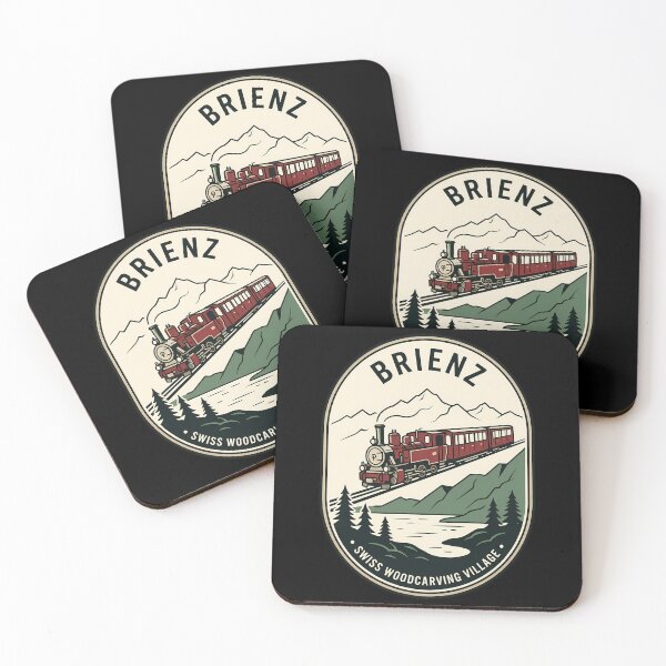 Item preview, Brienz Switzerland Steam Train Vintage Travel Emblem designed and sold by k3rstman1.