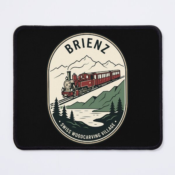 Item preview, Brienz Switzerland Steam Train Vintage Travel Emblem designed and sold by k3rstman1.