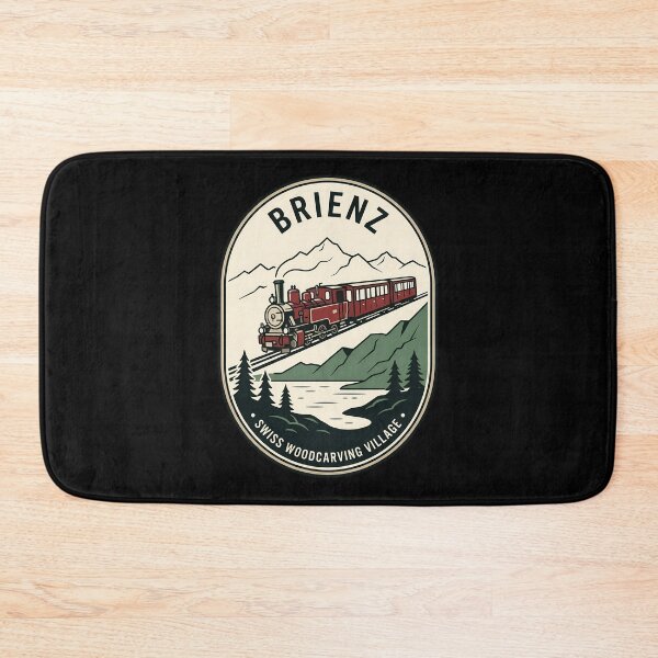 Item preview, Brienz Switzerland Steam Train Vintage Travel Emblem designed and sold by k3rstman1.