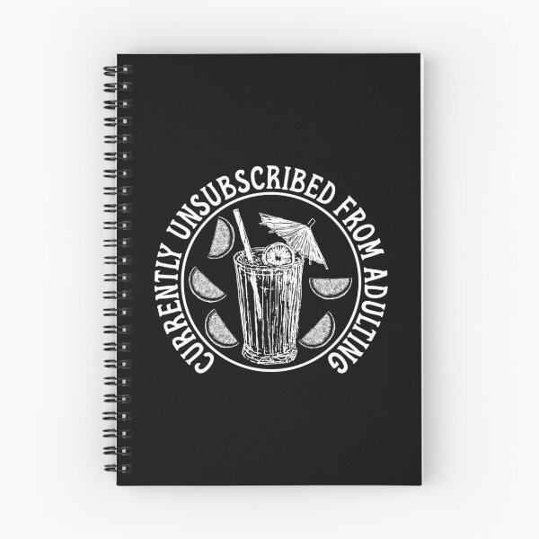 Item preview, Currently Unsubscribed From Adulting - Funny Retro Cocktail Badge designed and sold by the-Z3nith.