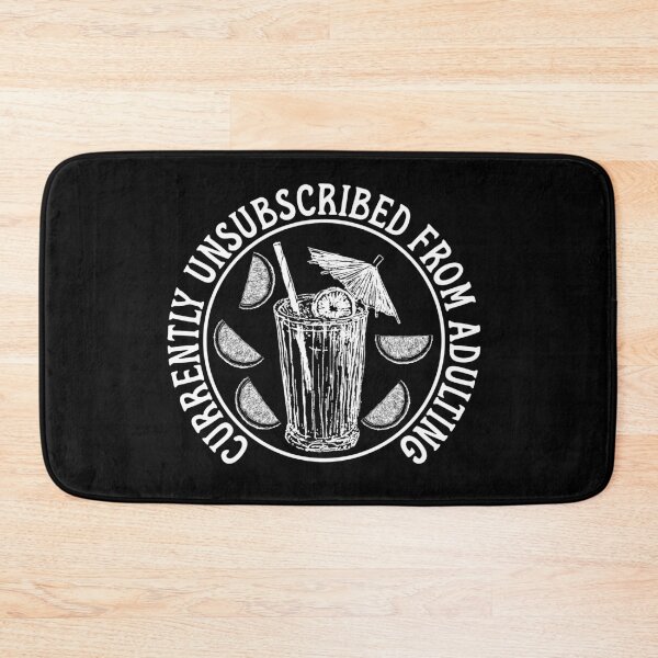 Item preview, Currently Unsubscribed From Adulting - Funny Retro Cocktail Badge designed and sold by the-Z3nith.