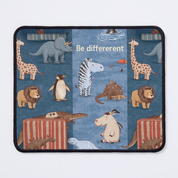 Item preview, Vintage Animal Montage Be Different Art designed and sold by Piotrek0001.