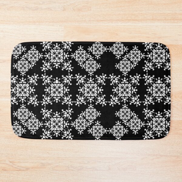 Item preview, Black and White Vintage Damask Seamless Pattern Vector Background designed and sold by ChaReePat.