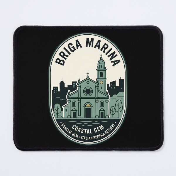 Item preview, Briga Marina Italian Riviera Vintage Travel Emblem designed and sold by k3rstman1.