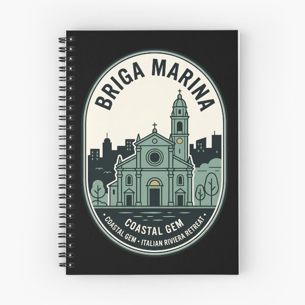 Item preview, Briga Marina Italian Riviera Vintage Travel Emblem designed and sold by k3rstman1.