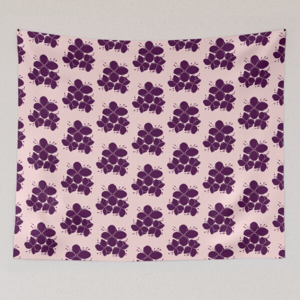 Item preview, Elegant Dark Purple Floral Minimalist Botanical Illustration designed and sold by ​Jyoti Digital Artist.