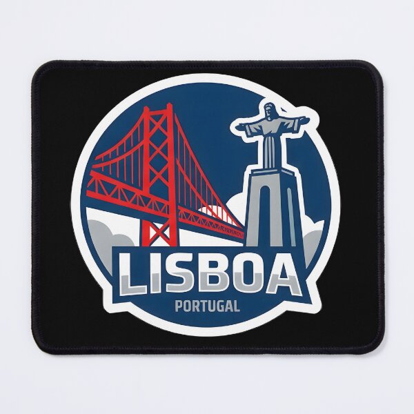 Item preview, Lisboa Portugal - Ponte 25 de Abril & Cristo Rei Emblem designed and sold by Paulo Costa Dias.
