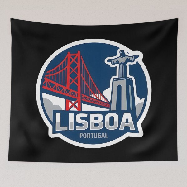 Item preview, Lisboa Portugal - Ponte 25 de Abril & Cristo Rei Emblem designed and sold by PauloCostaDias.