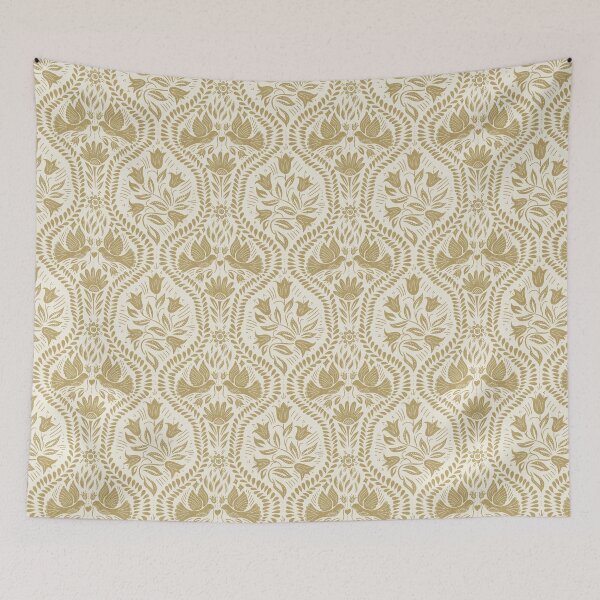 Item preview, Lithiuanian Ethnic Traditional Scandinavian Folk Birds Soft Gold  designed and sold by RenattaZare.