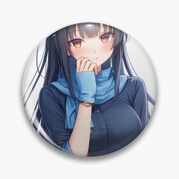 Item preview, Original Blue Haired Anime Girl | Kawaii Waifu Aesthetic Character Art designed and sold by Sticleg.