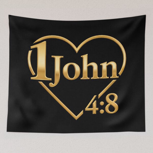Item preview, God Is Love - 1 John 4:8 | Christian Faith Art v.6 by All43 designed and sold by All43.
