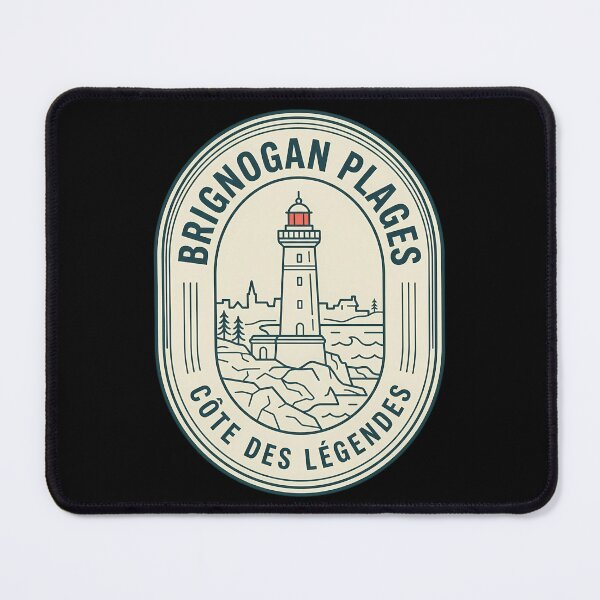 Item preview, Brignogan Plages Brittany Vintage Travel Emblem designed and sold by k3rstman1.