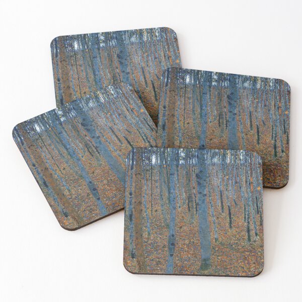 Item preview, Beech Grove Autumn Birch Forest designed and sold by artofuniverse.