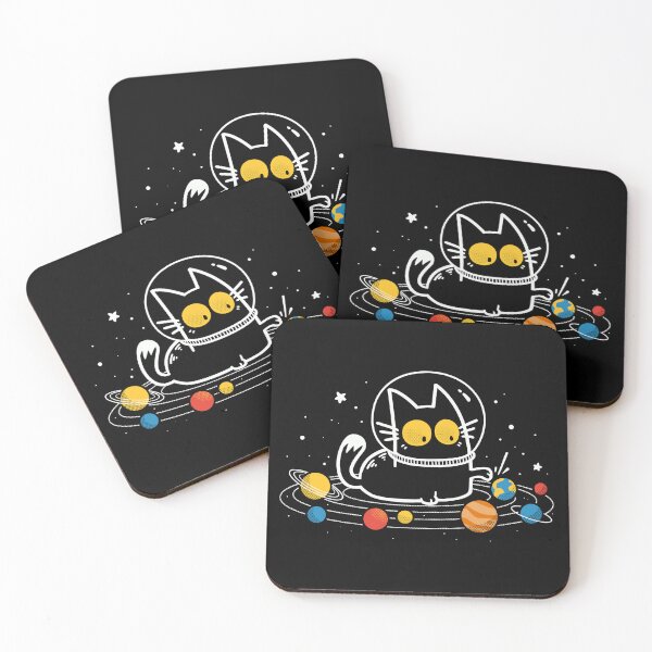 Item preview, Cat Among the Planets - Space Kitten designed and sold by Snouleaf.