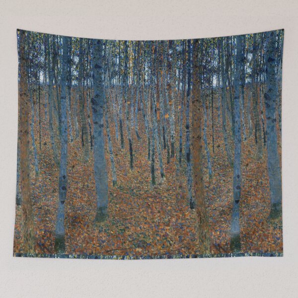 Item preview, Beech Grove Autumn Birch Forest designed and sold by artofuniverse.