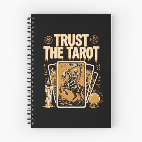Item preview, Trust the Tarot, Death Card Occult Skeleton Vintage Horror designed and sold by CryptReel.