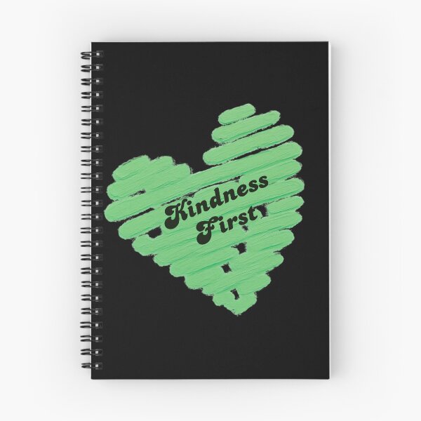 Item preview, Kindness First Green Heart | Positive Quote | Retro Inspirational Kindness Design designed and sold by VariusDesigns.