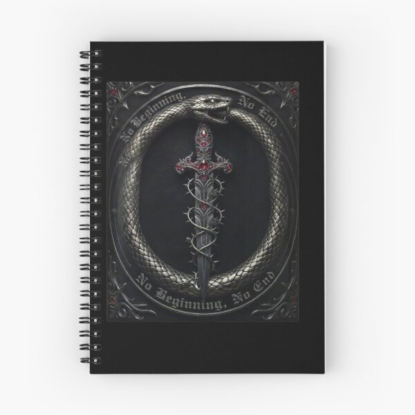 Item preview, Gothic Ouroboros Dagger - Dark Romance Eternal Cycle designed and sold by SipWithStyleArt.
