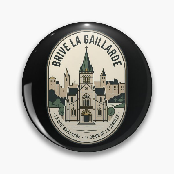 Item preview, Brive La Gaillarde France Vintage Travel Emblem designed and sold by k3rstman1.