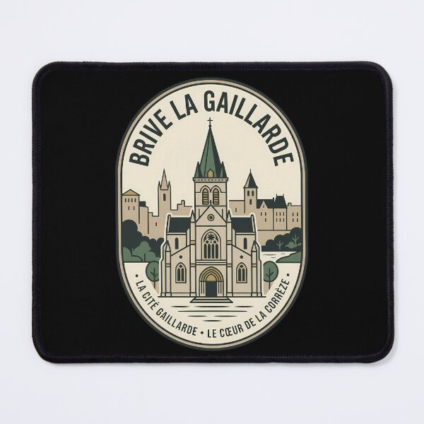 Item preview, Brive La Gaillarde France Vintage Travel Emblem designed and sold by k3rstman1.