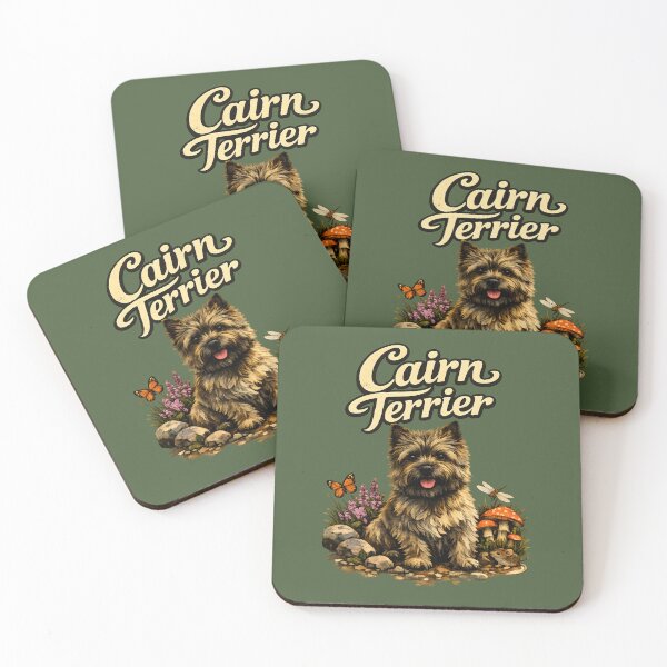 Item preview, Cairn Terrier Woodland Companion | Vintage Nature Dog Lover Design designed and sold by blankTeeShirt.