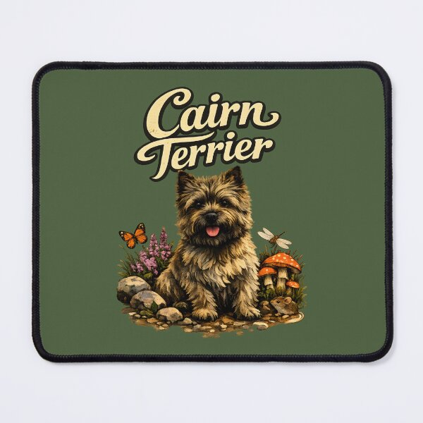 Item preview, Cairn Terrier Woodland Companion | Vintage Nature Dog Lover Design designed and sold by blankTeeShirt.