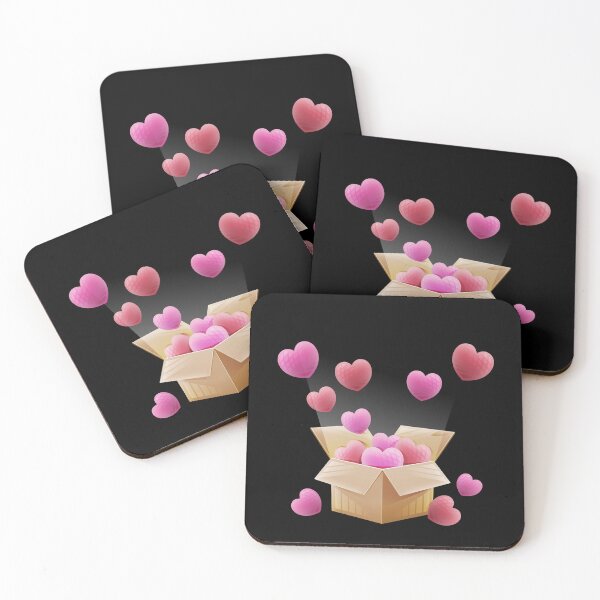 Item preview, 3D Pop Open Box Floating Hearts designed and sold by Lexkon Liu's art.