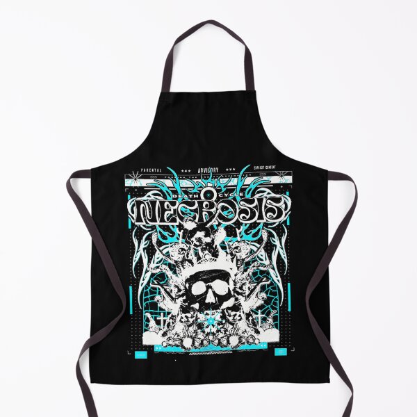 Item preview, Intricate Blue and White Hardcore Metal Skull designed and sold by MarwanHr18.