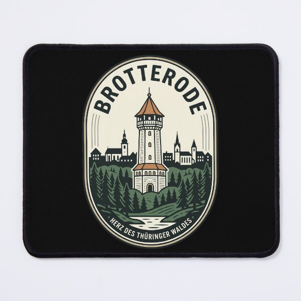 Item preview, Brotterode Thuringian Forest Vintage Travel Emblem designed and sold by k3rstman1.
