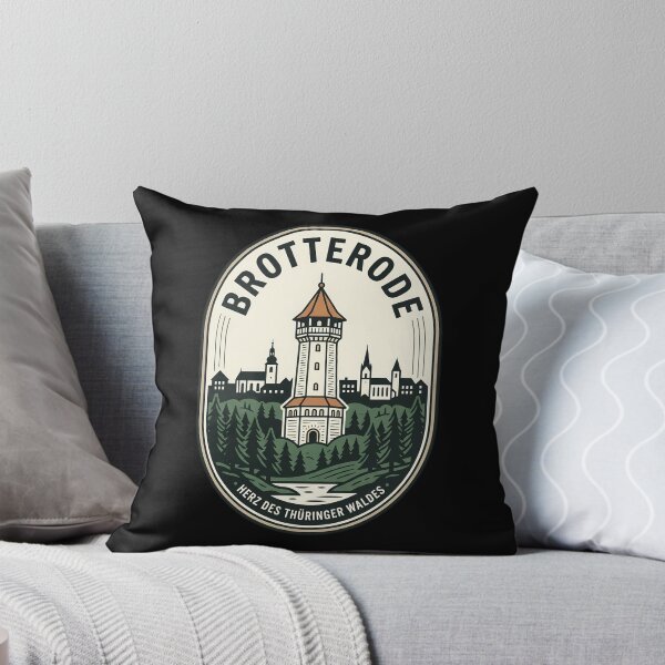 Item preview, Brotterode Thuringian Forest Vintage Travel Emblem designed and sold by k3rstman1.