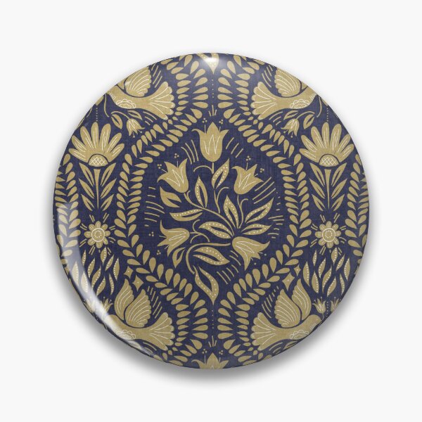 Item preview, Lithiuanian Ethnic Traditional Scandinavian Folk Birds Golden designed and sold by RenattaZare.
