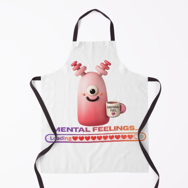 Item preview, Mental Feelings Loading Funny Cute Monster Mental Health Humor Kawaii Character Gift designed and sold by SHREE ART STUDIO.