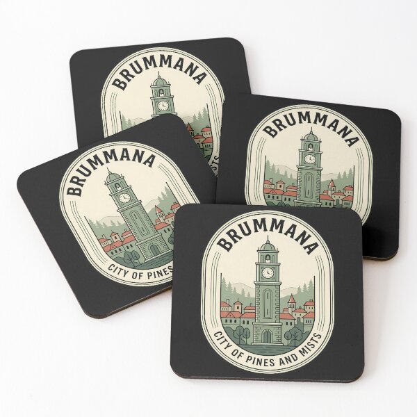 Item preview, Brummana Lebanon Vintage Travel Emblem City of Pines designed and sold by k3rstman1.